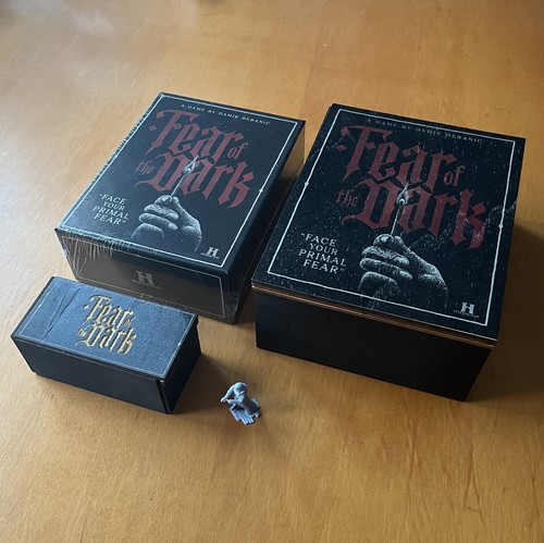 Fear the dark wooden box - the,